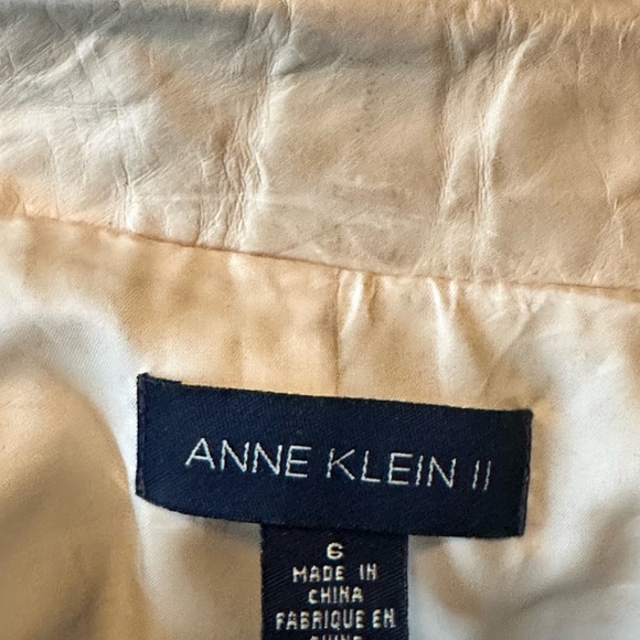 Leather Blazer - Parchment Color - Picture 3 of 3